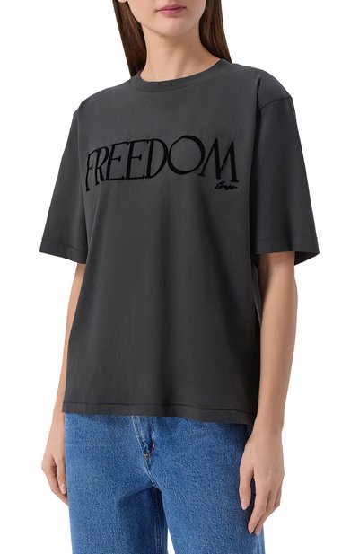 Хлопковая футболка BOSS ORANGE, арт. 50556993, фото 3