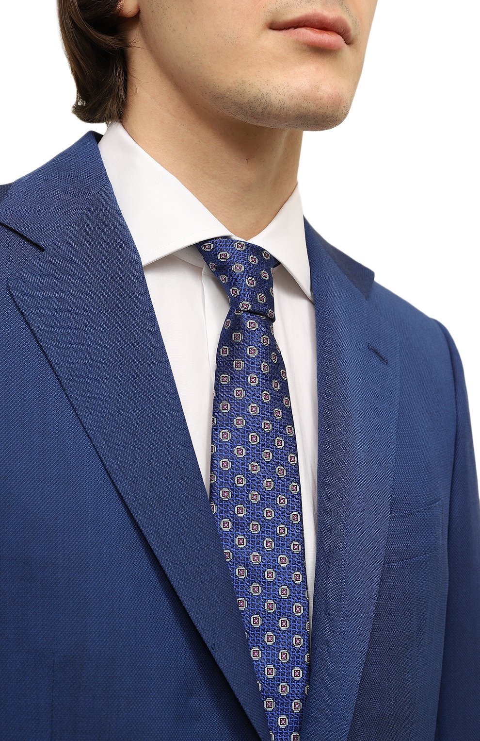 Шелковый галстук CANALI, арт. 18/HJ03652, фото 2