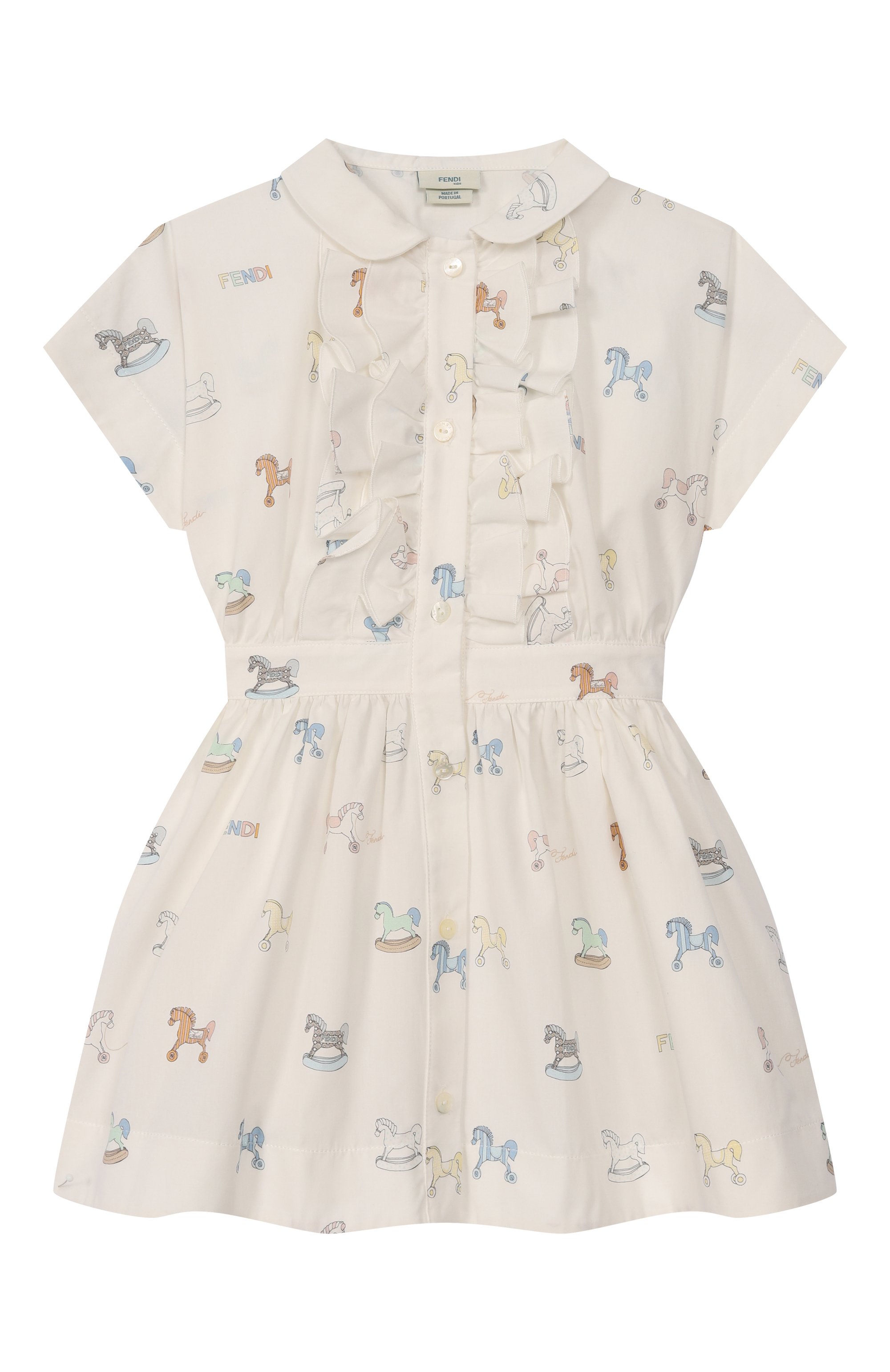 Хлопковое платье FENDI, арт. BFB597/AVW9, фото 1