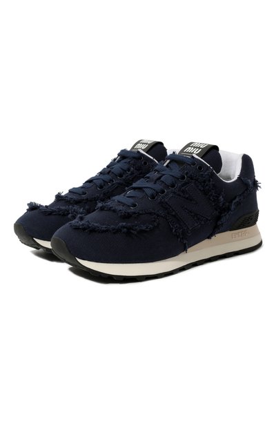 Текстильные кроссовки 574 new balance x miu miu MIU MIU, арт. 5E765D-CSL-F0V41-015, фото 1