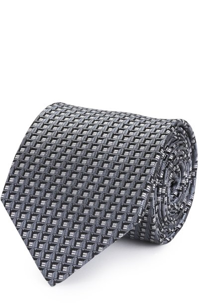 Мужской шелковый галстук с узором LANVIN, арт. 2202/TIE