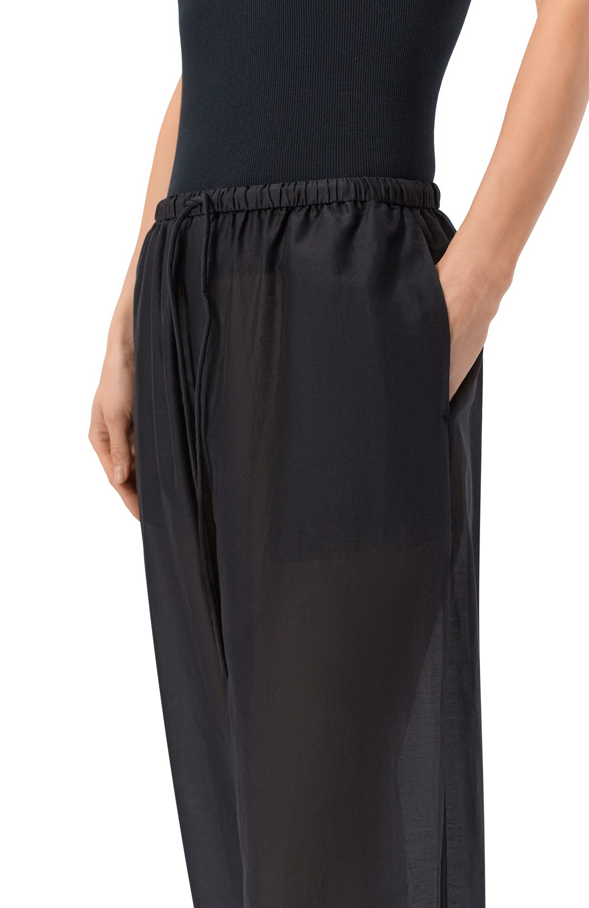 Брюки из хлопка и шелка 12 STOREEZ, арт. 137434, фото 5