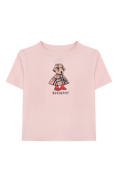 Хлопковая футболка BURBERRY, арт. 8121207