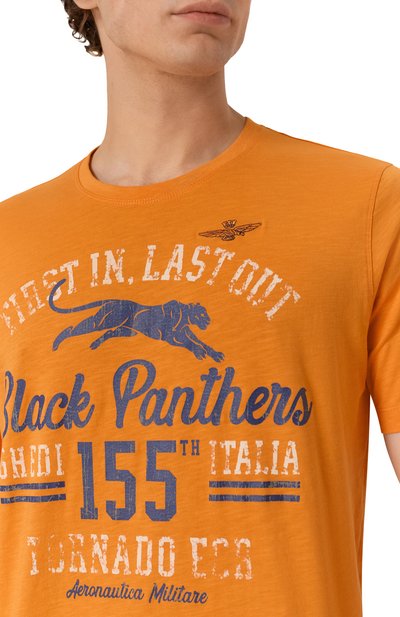 Хлопковая футболка AERONAUTICA MILITARE, арт. 251TS2413J686, фото 5