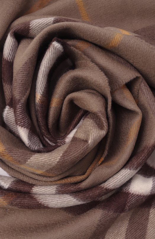 Кашемировый шарф Burberry 8112647 Коричневый  8112647 Фото 3