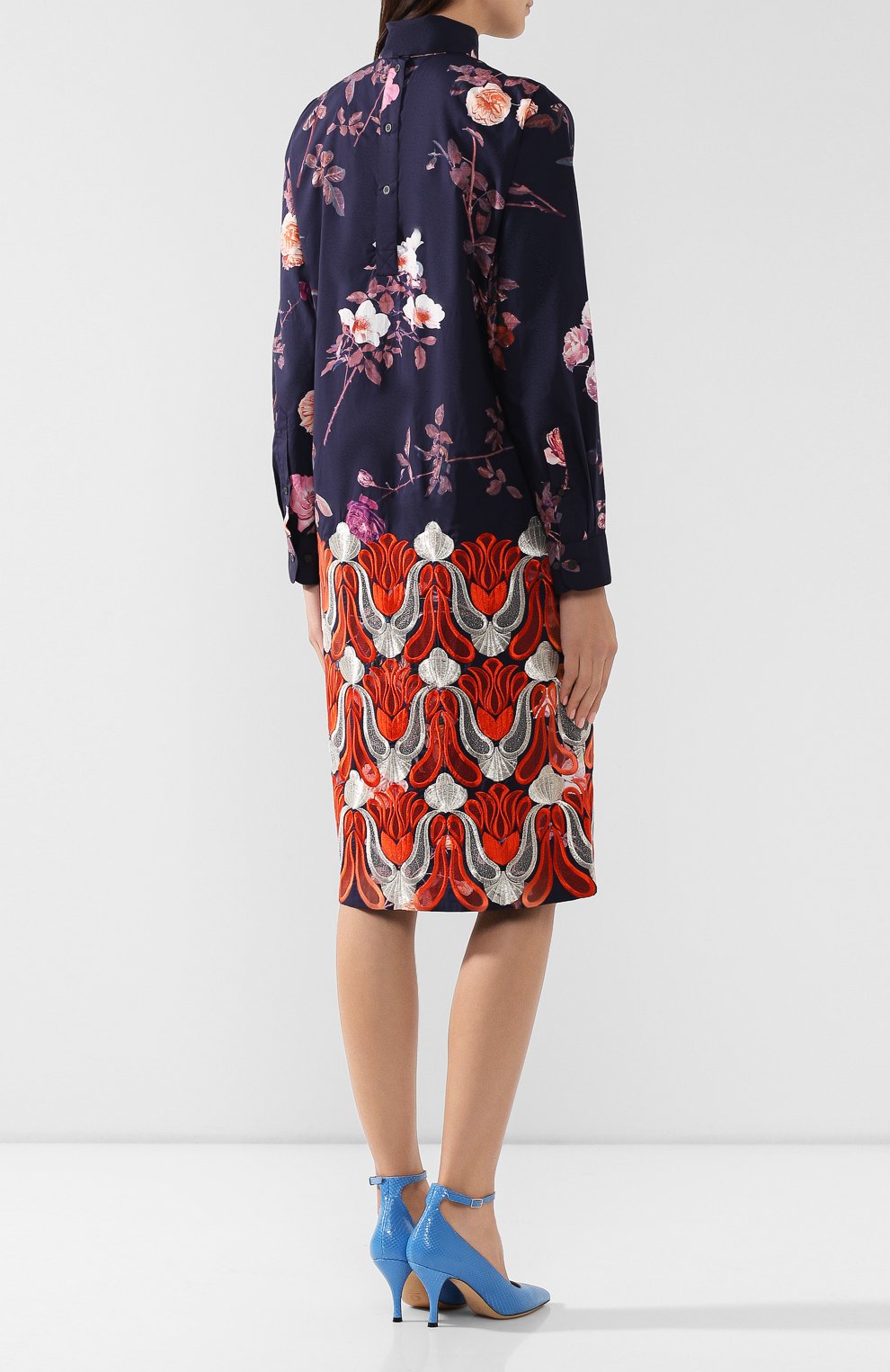 Хлопковое платье DRIES VAN NOTEN, арт. 192-31077-8007, фото 4