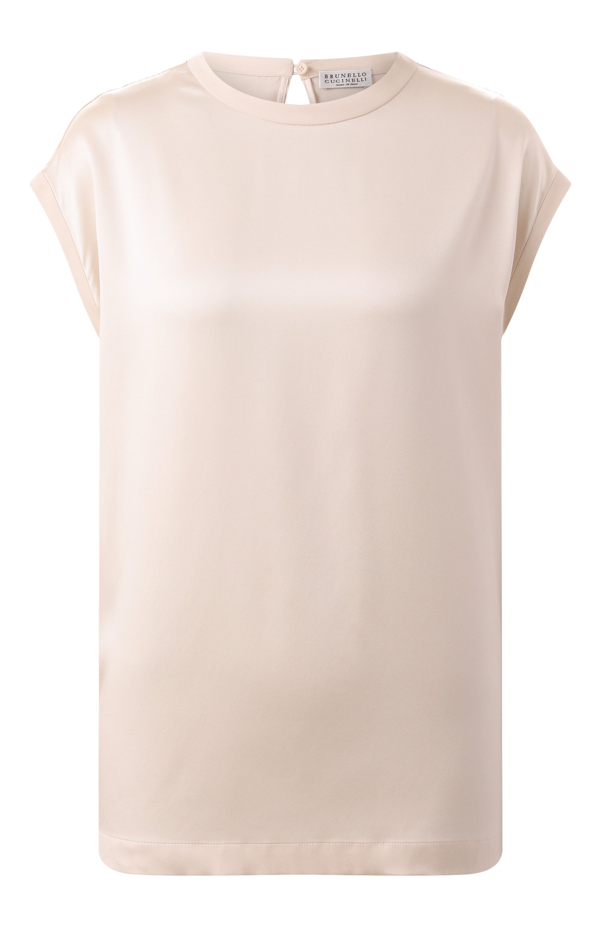 Атласный топ BRUNELLO CUCINELLI, арт. M0C59EH500, фото 1