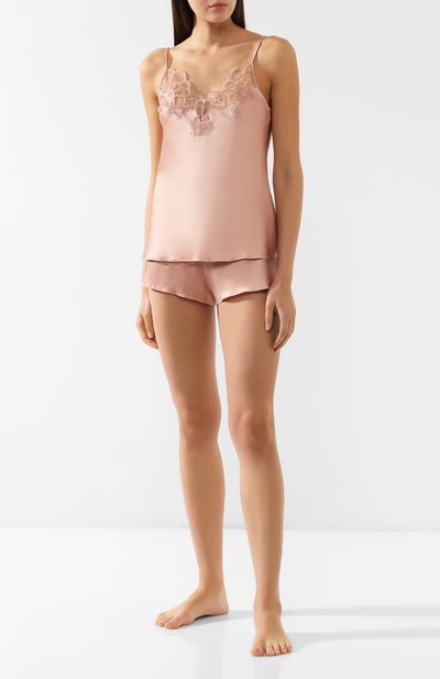 Шелковые шорты I.D. SARRIERI розового цвета по цене 21430 руб., арт. L2685_S19_с19, фото 2 Шелковые шорты I.D. SARRIERI, арт. L2685_S19_с19, фото 2