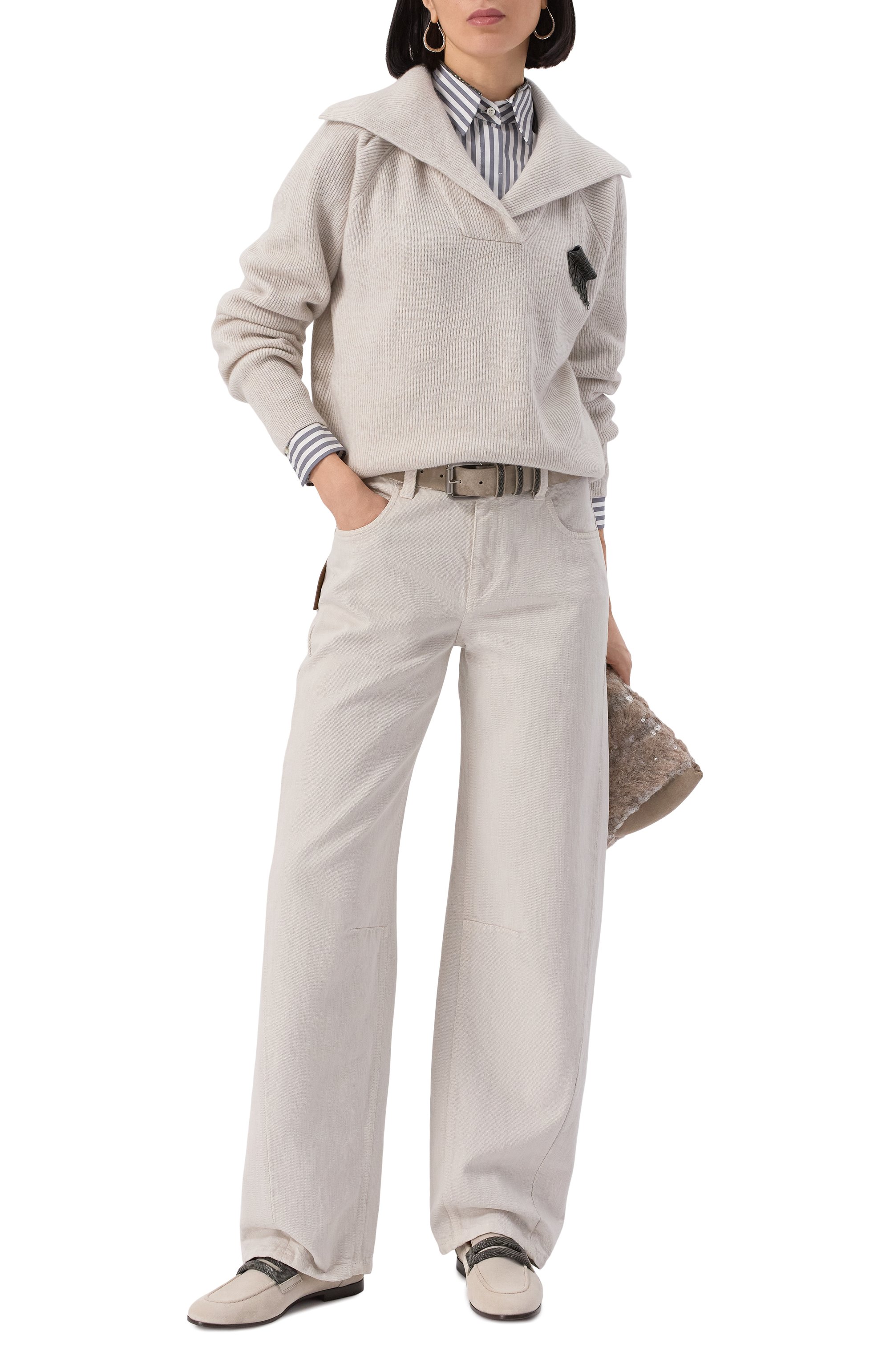 Кашемировый свитер BRUNELLO CUCINELLI, арт. M12216312P, фото 2