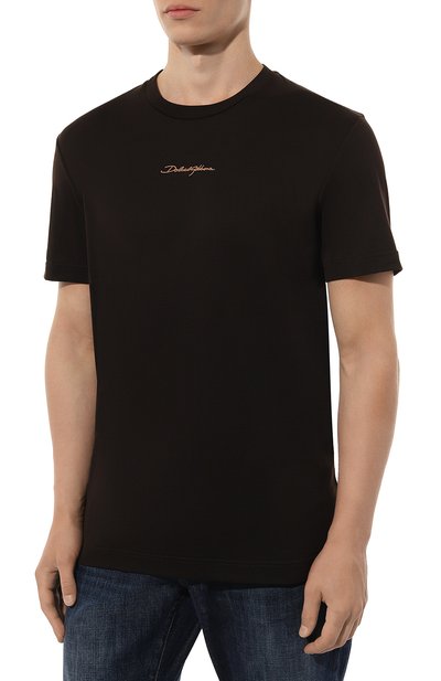 Хлопковая футболка DOLCE & GABBANA, арт. G8RN8Z/G7NUB, фото 3