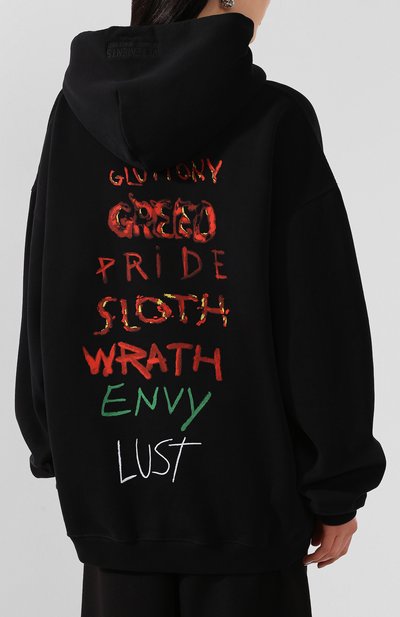 Хлопковое худи VETEMENTS, арт. UAH21TR539 1601/W, фото 4