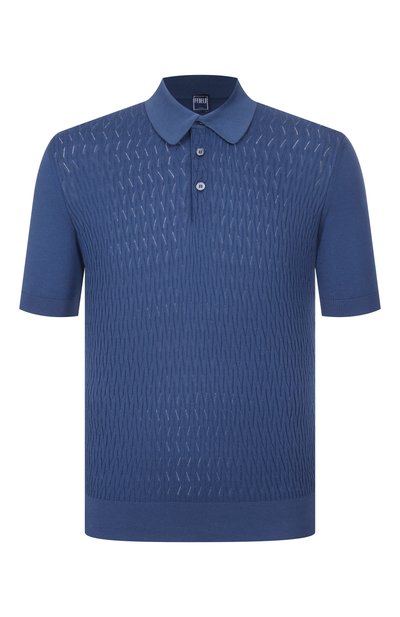 Хлопковое поло FEDELI, арт. MU0D5851/GIZA LIGHT DUSTY, фото 1