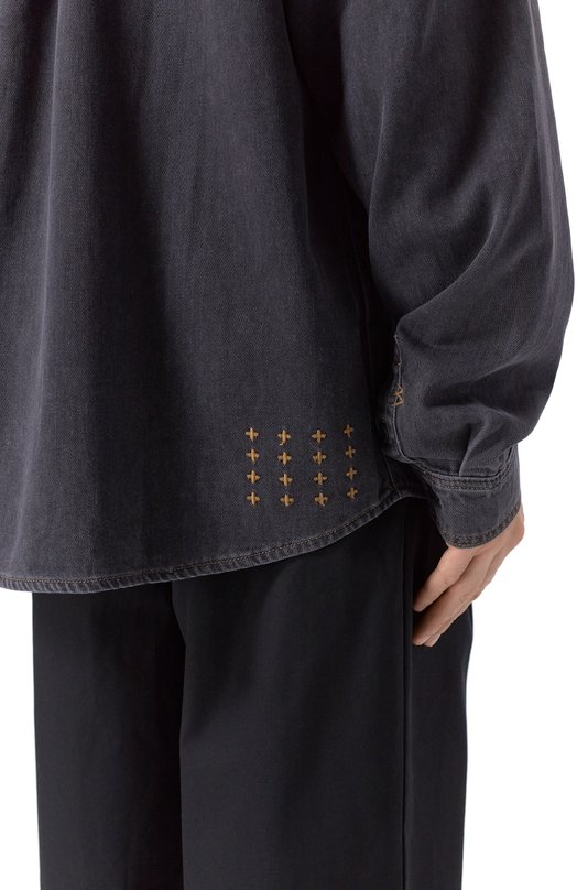 Джинсовая рубашка Ksubi MFA25SH014 Серый  MFA25SH014 Фото 5