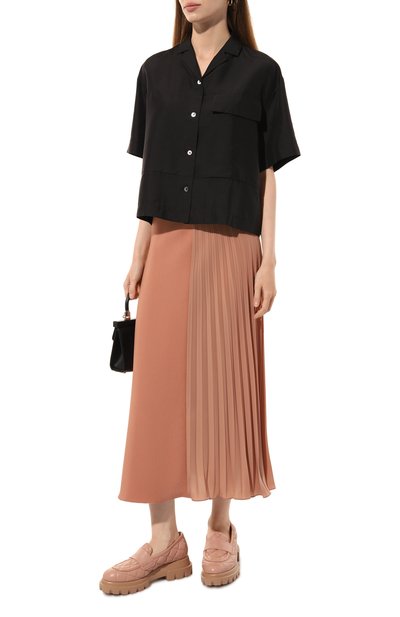 Кожаные лоферы celeste AGL, арт. D756033PGKA076G325, фото 2