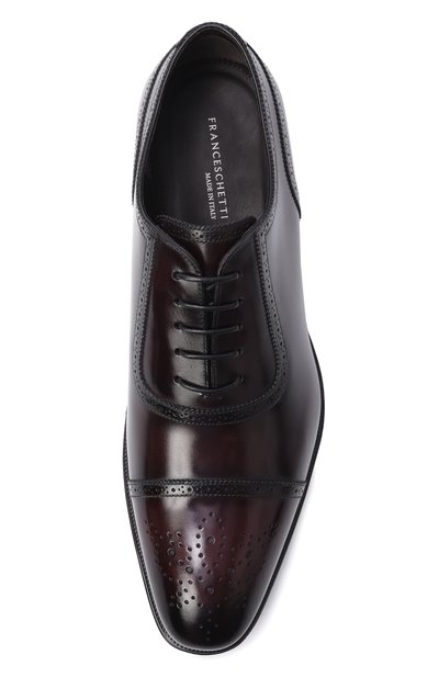 Кожаные оксфорды FRANCESCHETTI, арт. 5689003/FRENCH DEC0, фото 5