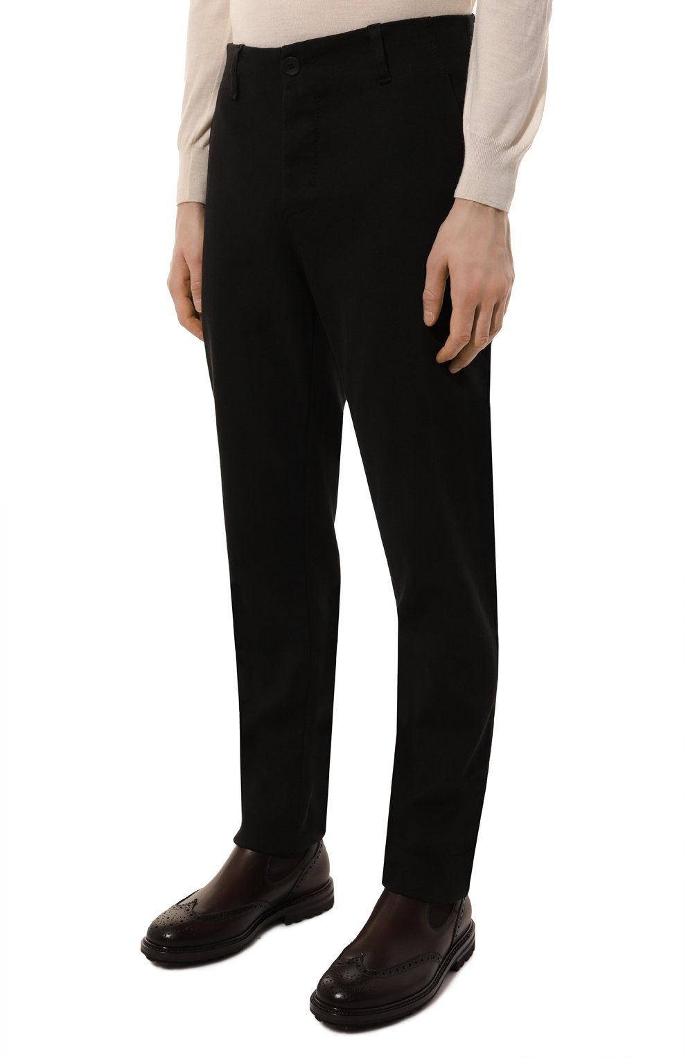 Брюки из хлопка и шерсти TRANSIT, арт. CFUTRYM220, фото 3