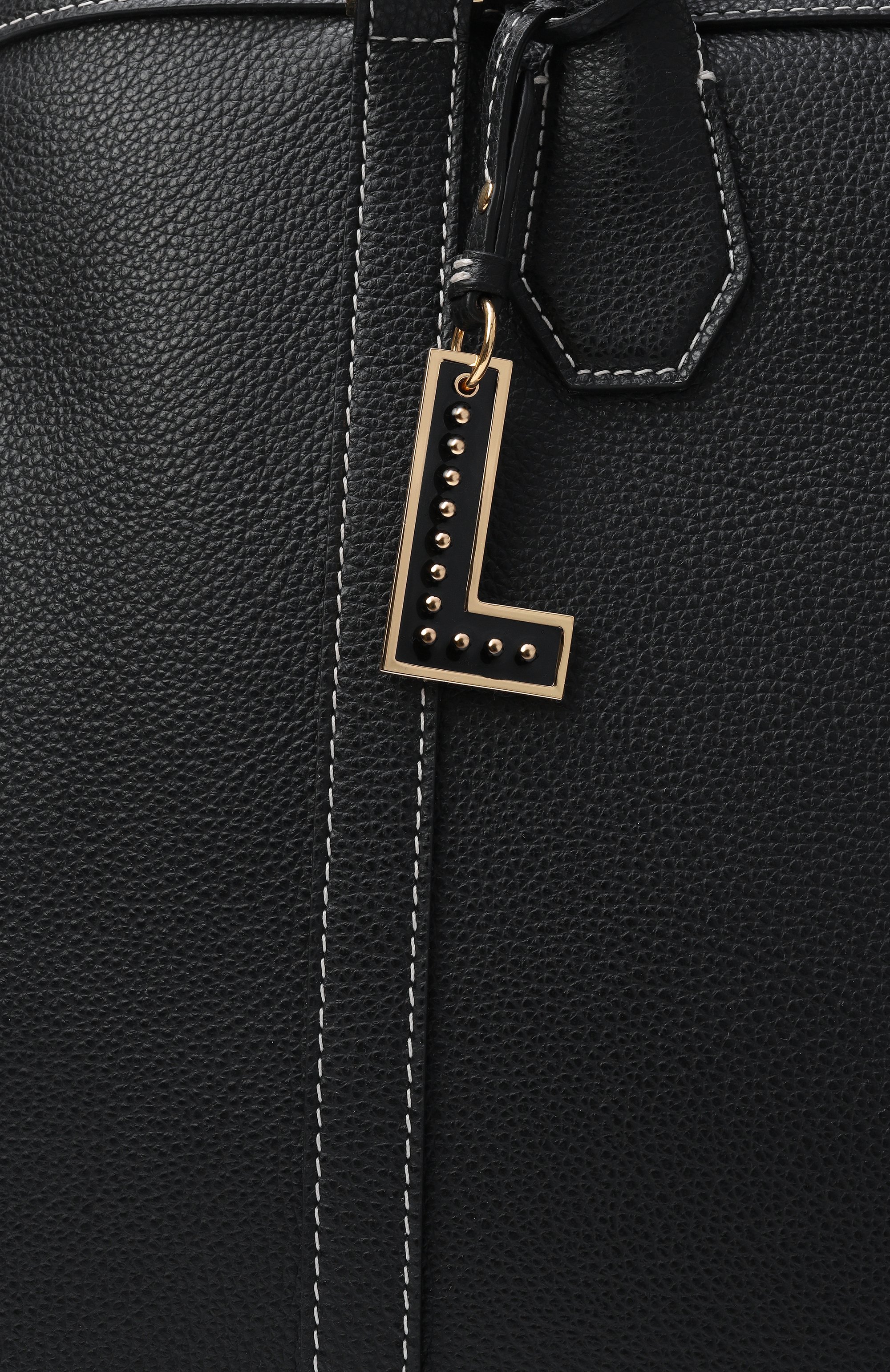Сумка-тоут belleville LANCEL черного цвета по цене 78650 руб., арт. A13738, фото 6 Сумка-тоут belleville LANCEL, арт. A13738, фото 6