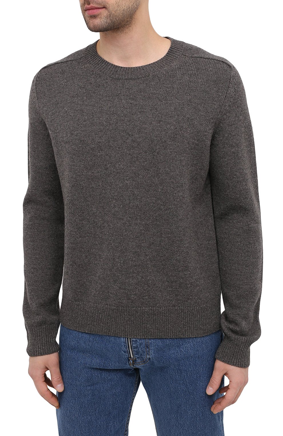 Шерстяной свитер BOTTEGA VENETA серого цвета по цене 95700 руб., арт. 648380/V0AM0, фото 3 Шерстяной свитер BOTTEGA VENETA, арт. 648380/V0AM0, фото 3