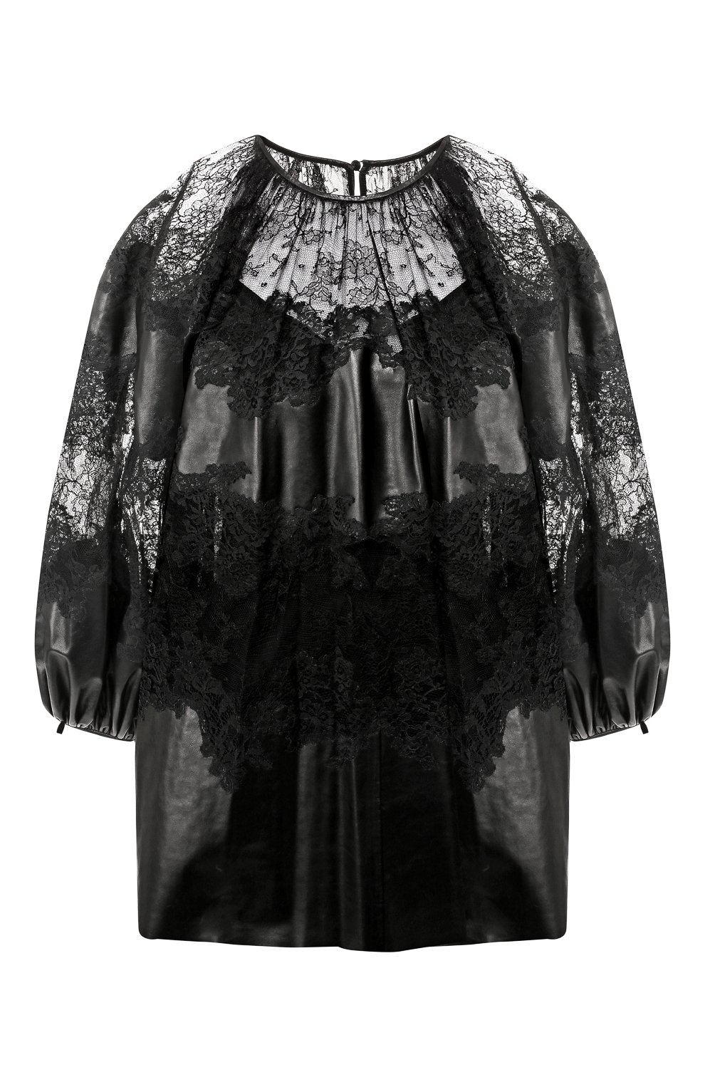 Блузка VALENTINO черного цвета по цене 836000 руб., арт. SB3NG02C1AW, фото 1 Блузка VALENTINO, арт. SB3NG02C1AW, фото 1