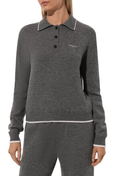 Поло из шерсти и кашемира MSGM, арт. 3741MDM219/247790, фото 3