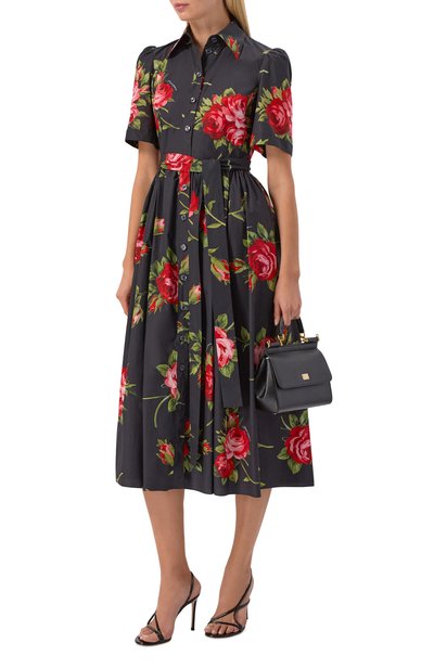 Хлопковое платье DOLCE & GABBANA, арт. F6JFNT/HS5UT, фото 2