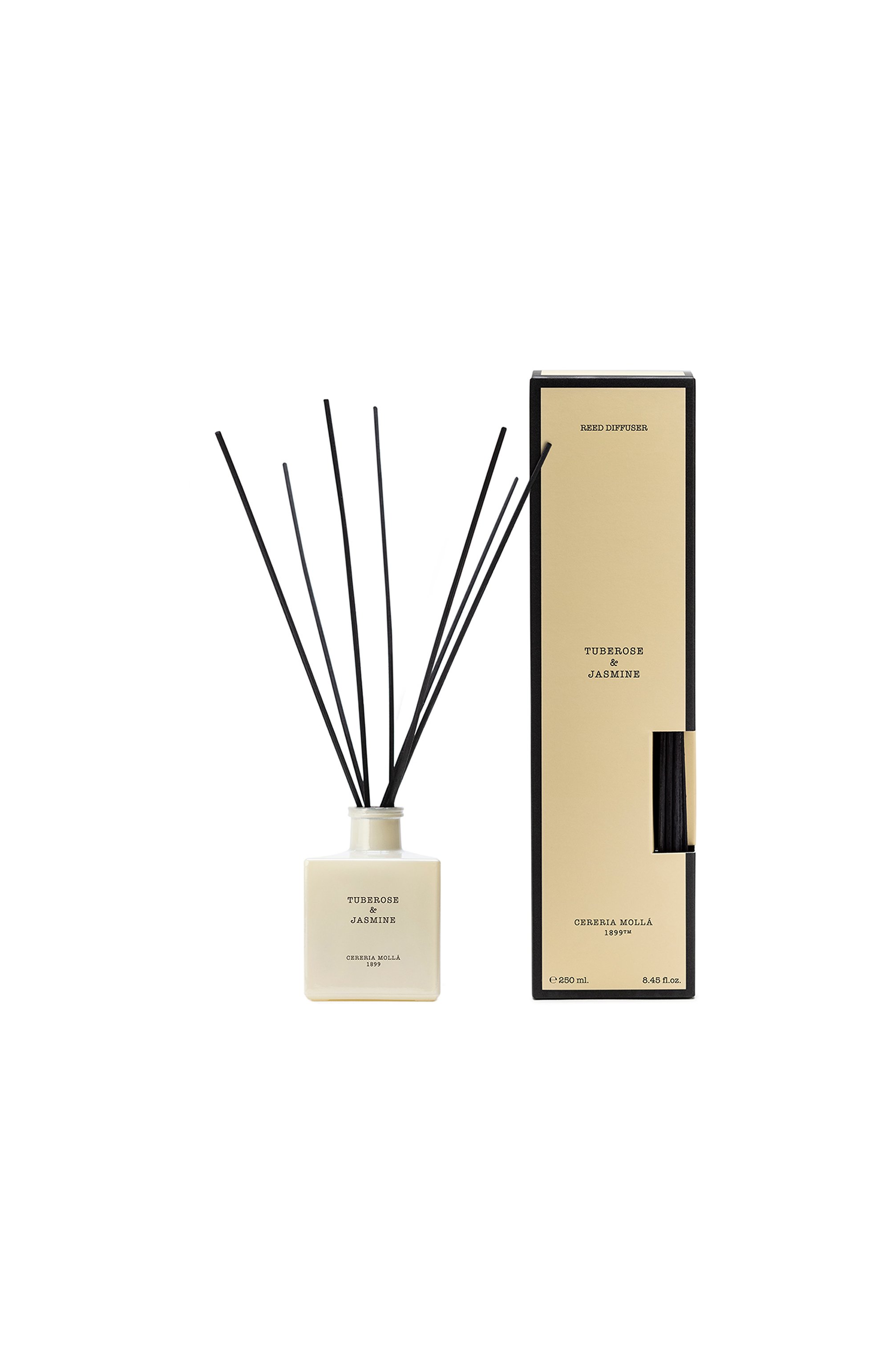 Диффузор tuberose & jasmine (250ml) CERERIA MOLLA 1899 бесцветного цвета по цене 7700 руб., арт. 8424405011621, фото 2 Диффузор tuberose & jasmine (250ml) CERERIA MOLLA 1899, арт. 8424405011621, фото 2