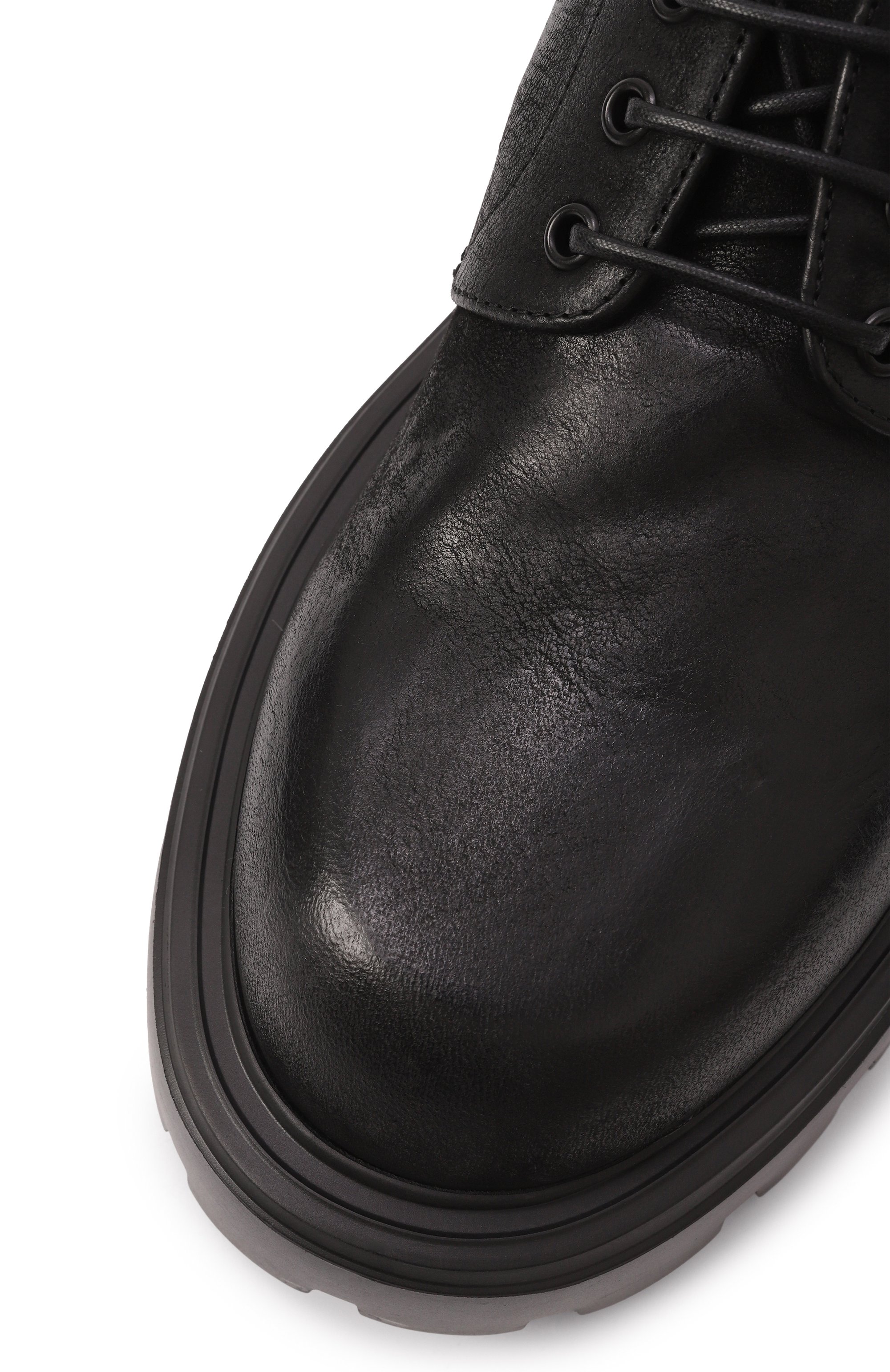 Кожаные дерби sharkino MATTIA CAPEZZANI черного цвета по цене 56300 руб., арт. M2344/BAND0LER0, фото 7 Кожаные дерби sharkino MATTIA CAPEZZANI, арт. M2344/BAND0LER0, фото 7