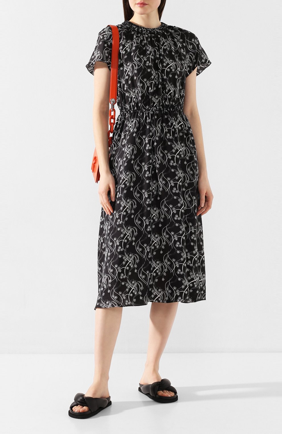 Платье из смеси вискозы и шелка KENZO, арт. FA52R0181521, фото 2