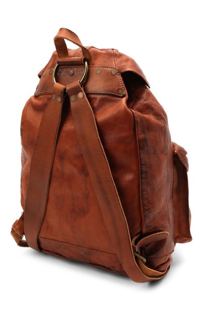 Кожаный рюкзак с двумя внешними карманами RRL, арт. 417609747, фото 3
