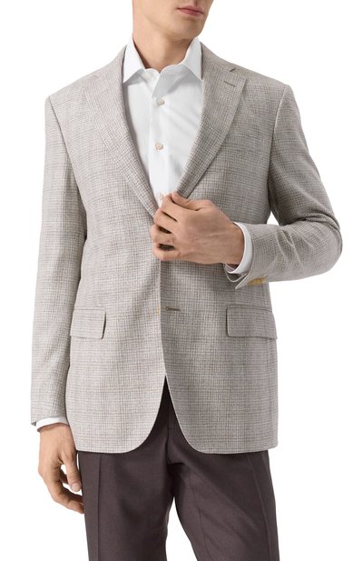 Пиджак из шелка и шерсти CORNELIANI, арт. 25X008-2516215, фото 5