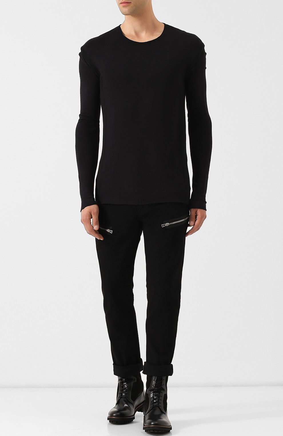 Шерстяной джемпер тонкой вязки (Y) EDITION, арт. Y-UTS J02 0179, фото 2