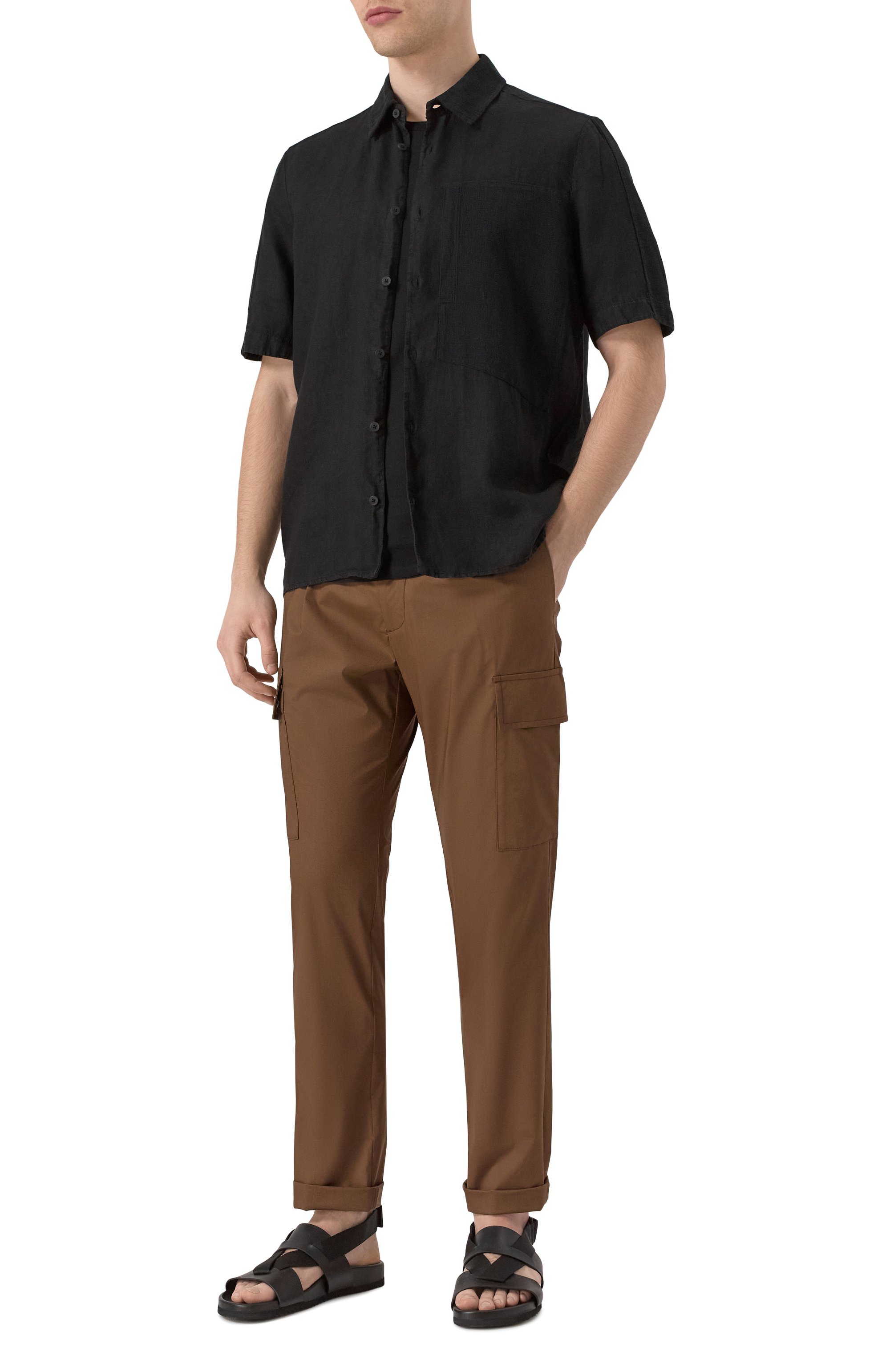 Хлопковая футболка TRANSIT, арт. CFUTRZ4390, фото 2