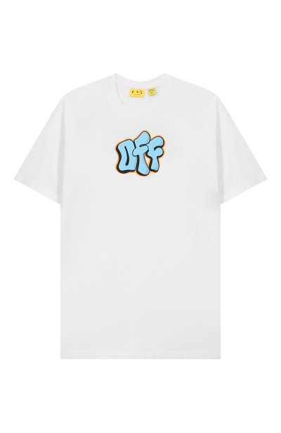 Хлопковая футболка OFF-WHITE, арт. 0BAA019F26JER0051