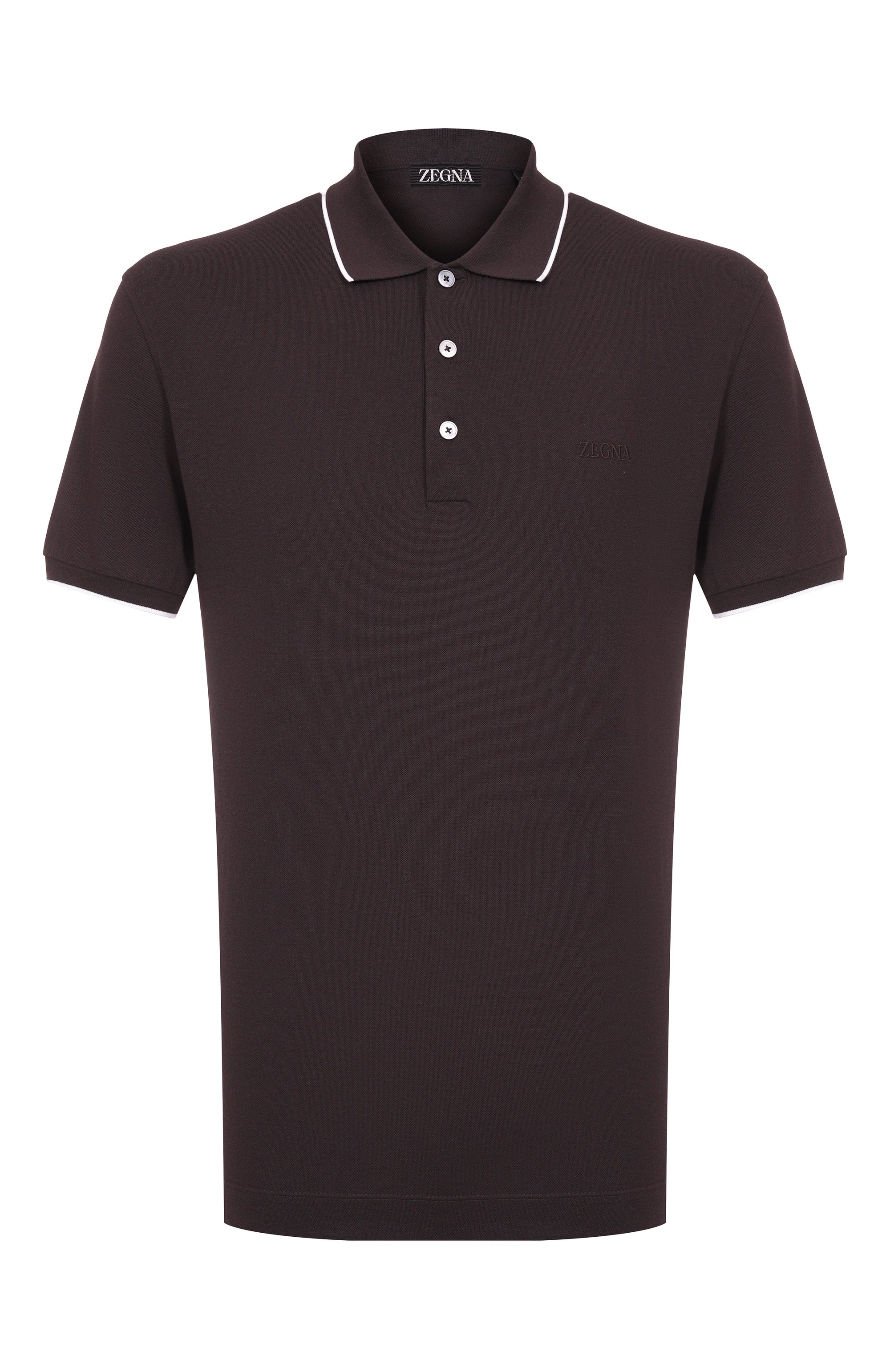 Хлопковое поло ZEGNA, арт. F746/UF358A9, фото 1