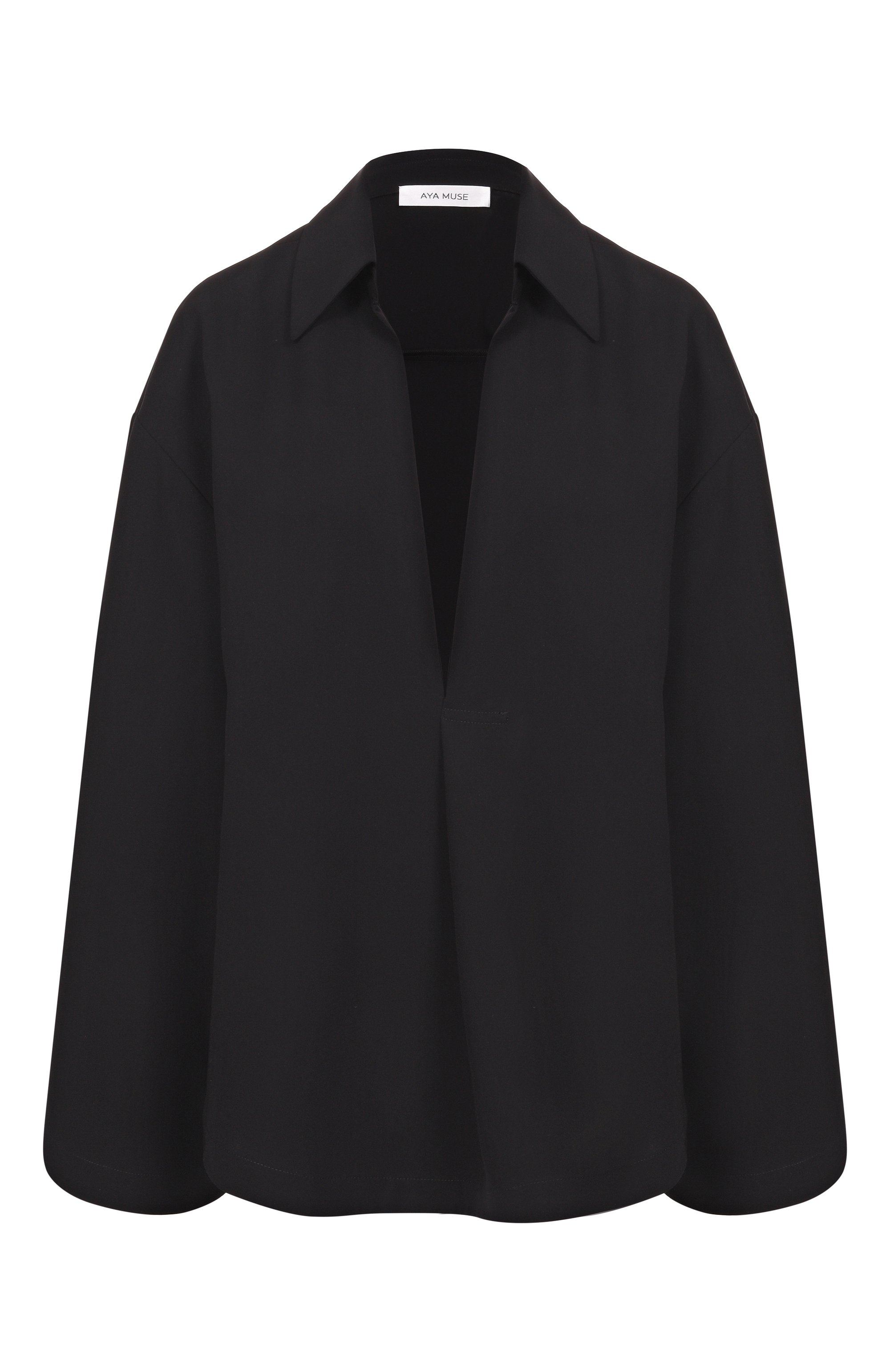Блузка AYA MUSE черного цвета по цене 93500 руб., арт. AMR2658, фото 1 Блузка AYA MUSE, арт. AMR2658, фото 1