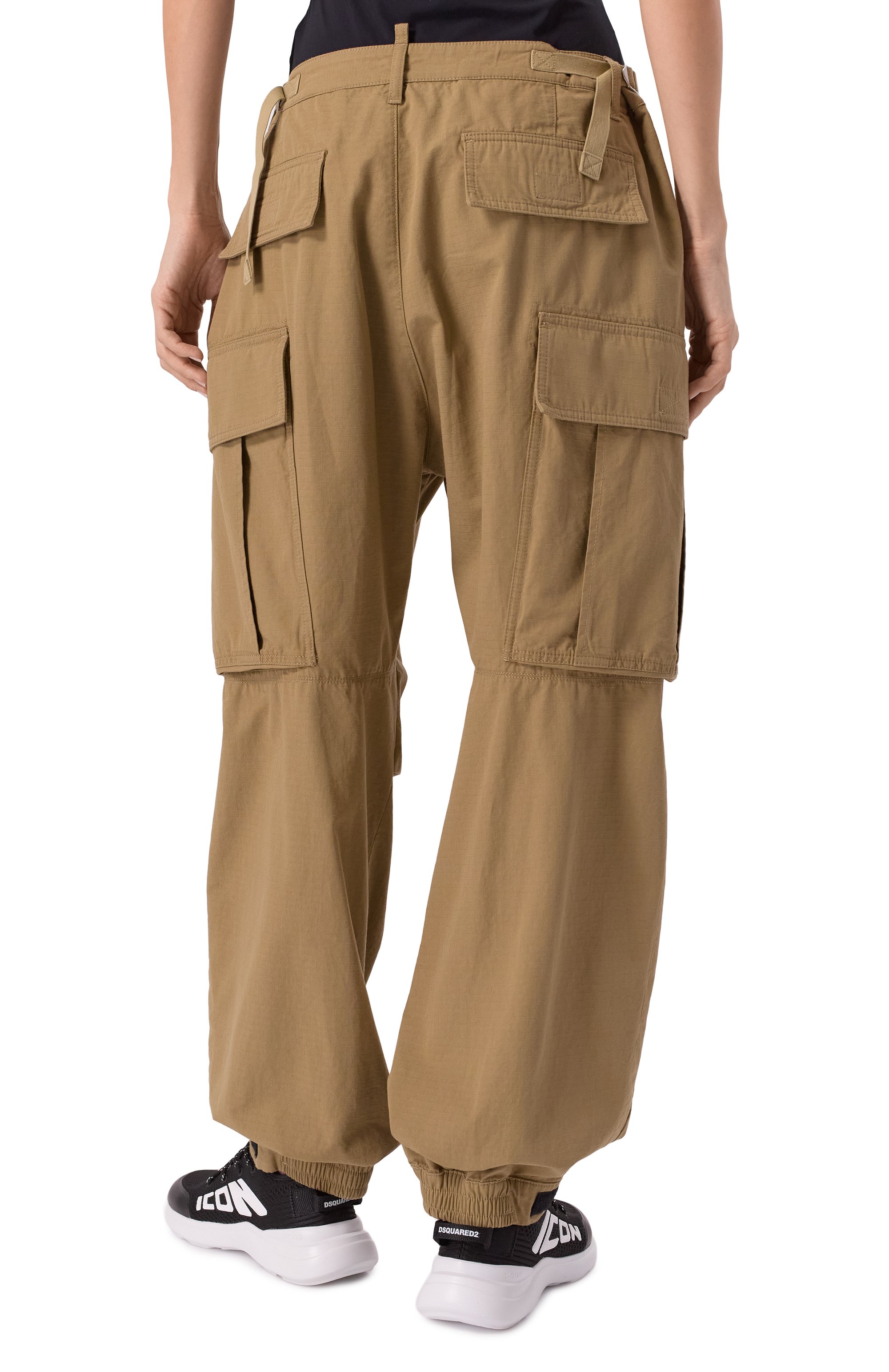 Хлопковые брюки-карго DSQUARED2, арт. S80KA0047/D35224, фото 4