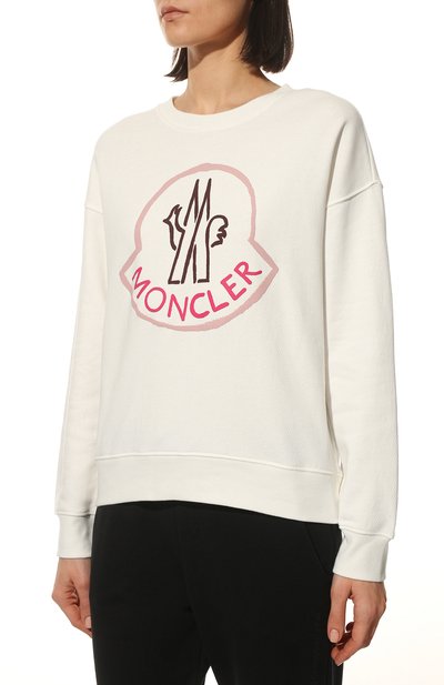 Хлопковый свитшот MONCLER, арт. H1-093-8G000-23-899M1, фото 3