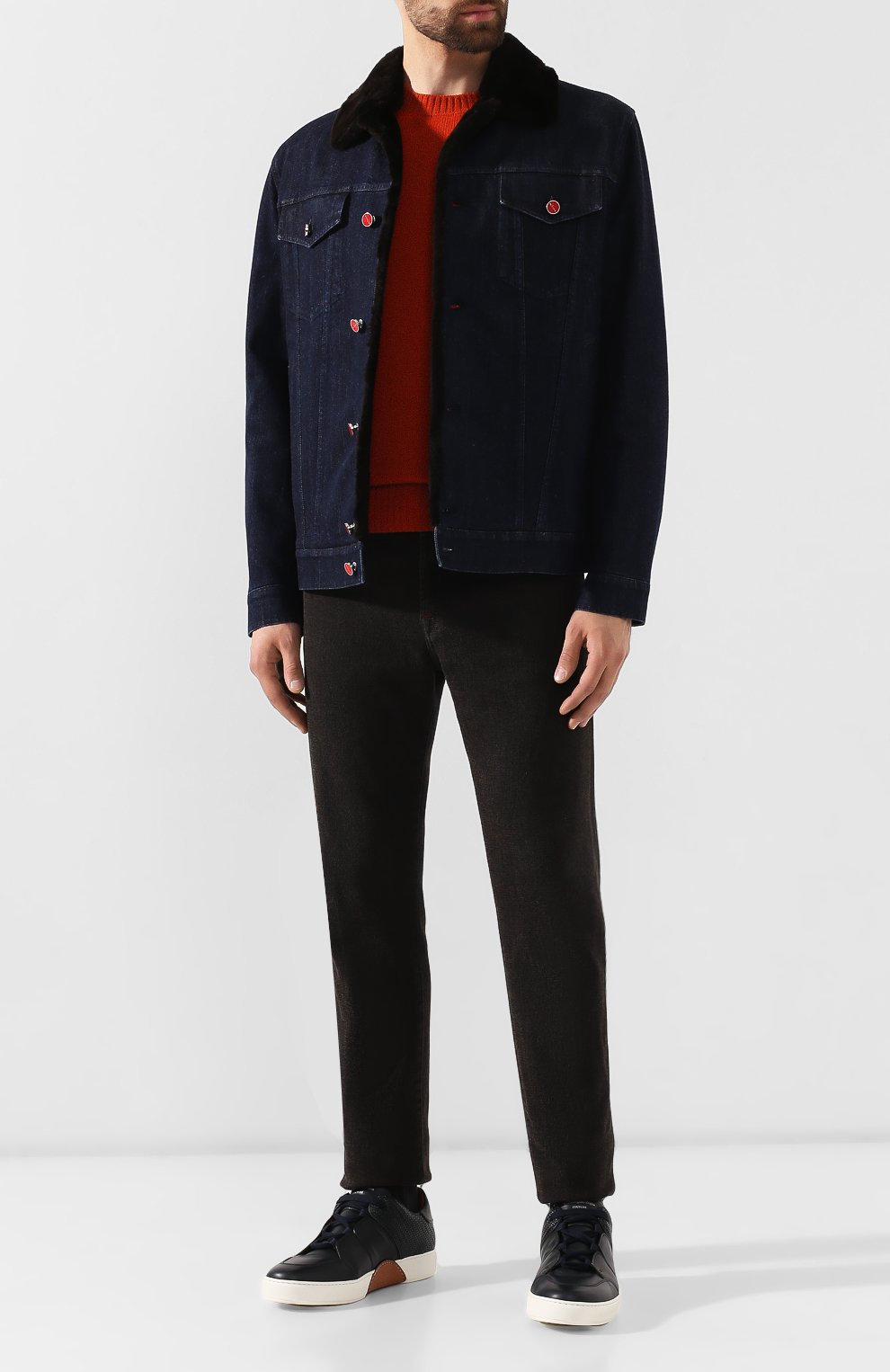 Джинсовая куртка KITON, арт. UW0582V03S30, фото 2