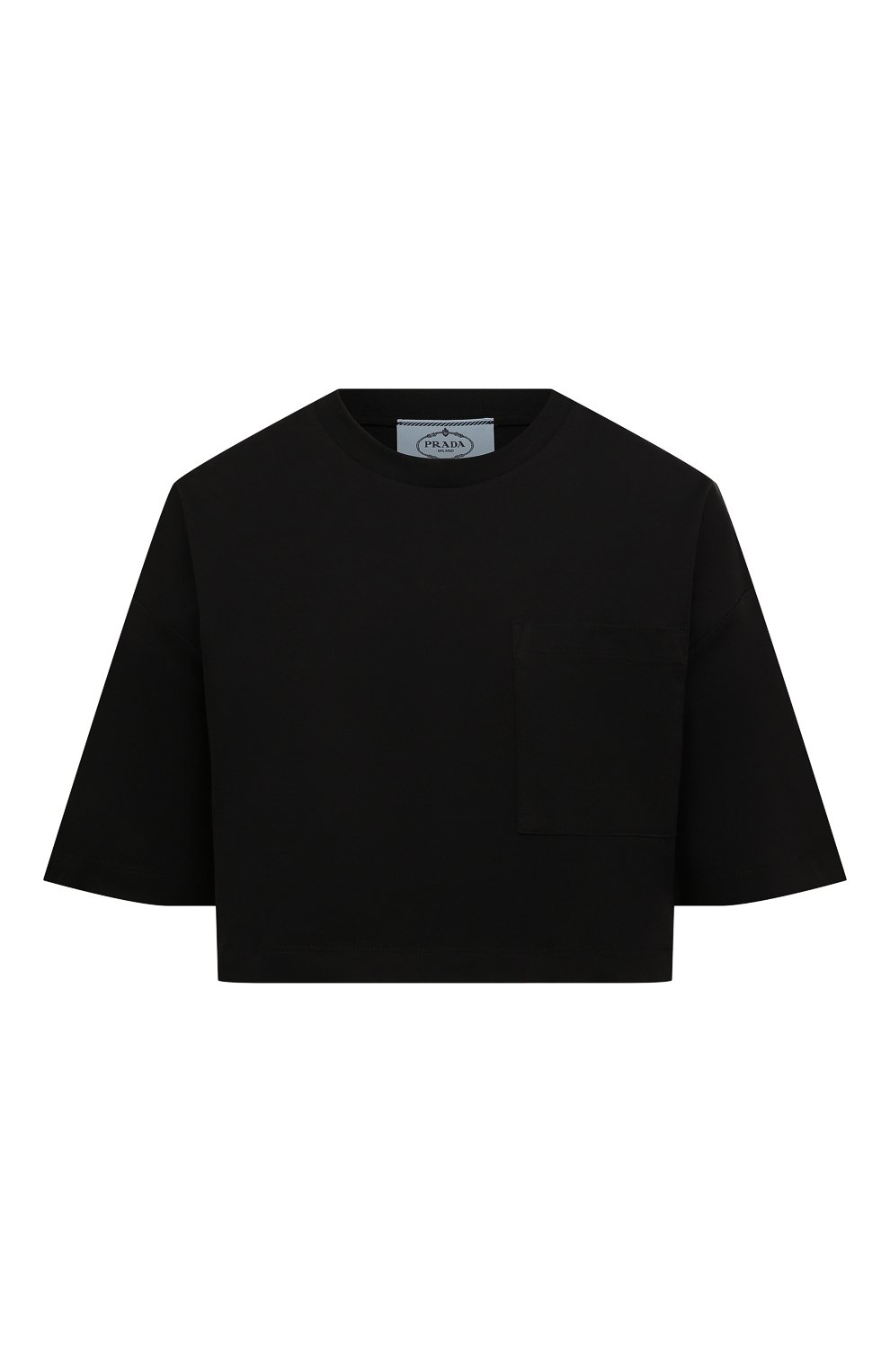 Хлопковая футболка PRADA, арт. 3560A-240-F0002-212, фото 1