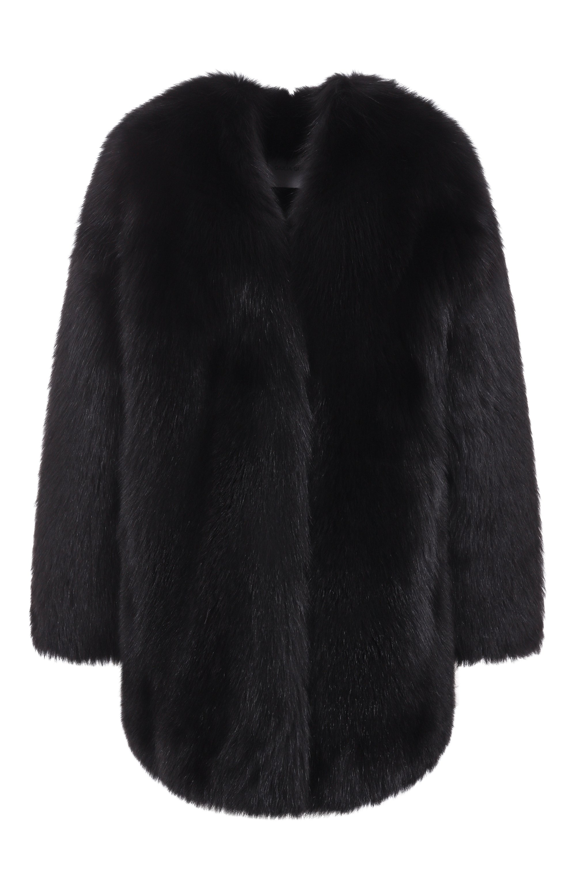 Шуба из лисы GIULIA GURMAN черного цвета по цене 860000 руб., арт. J3B40, фото 1 Шуба из лисы GIULIA GURMAN, арт. J3B40, фото 1