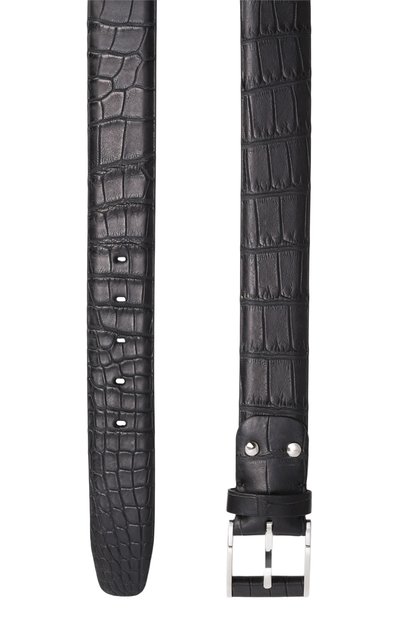 Ремень из кожи крокодила ZILLI, арт. B12640M1010VRUT00/CR0C, фото 3