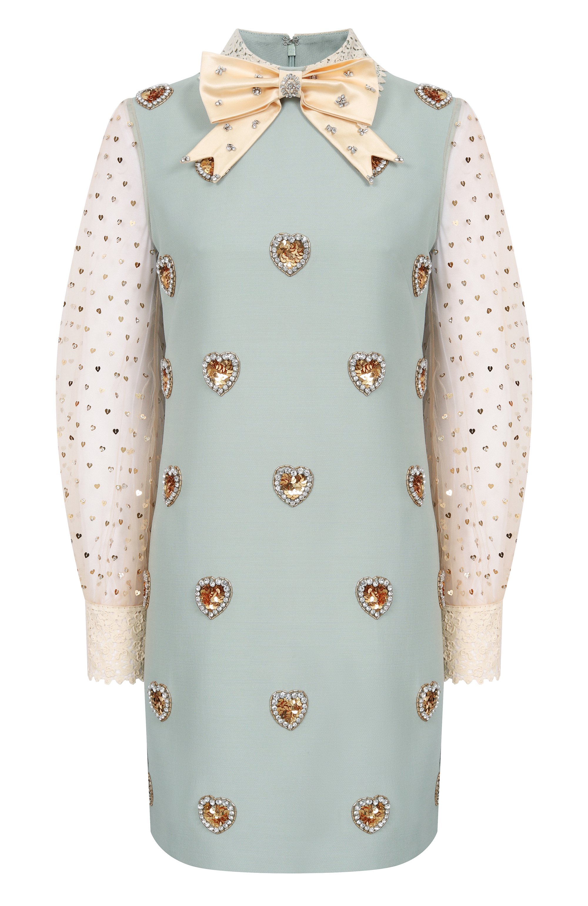 Платье из шерсти и шелка VALENTINO, арт. 7B3VADQ5/1CF, фото 1