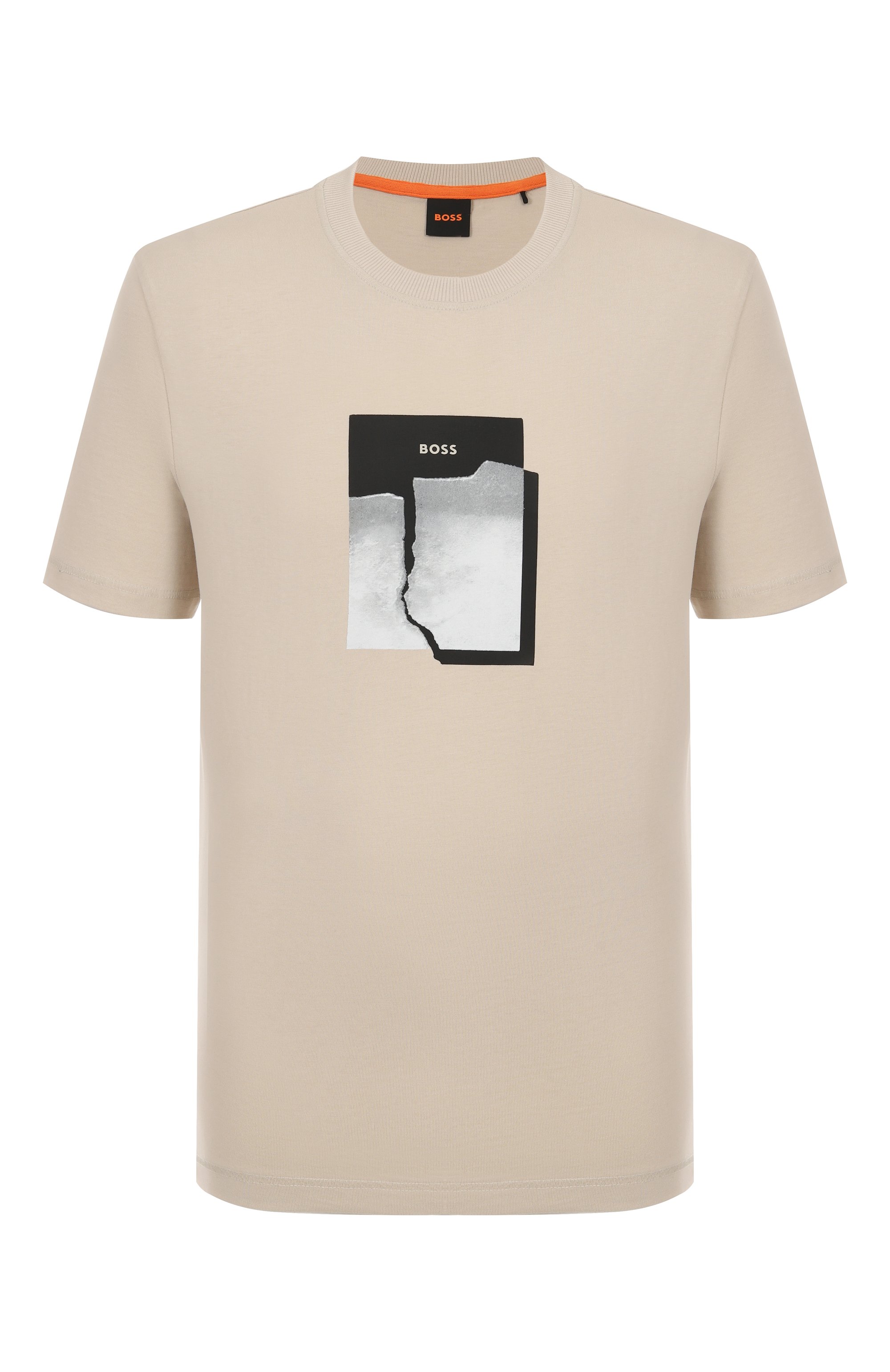 Хлопковая футболка BOSS ORANGE, арт. 50554640, фото 1