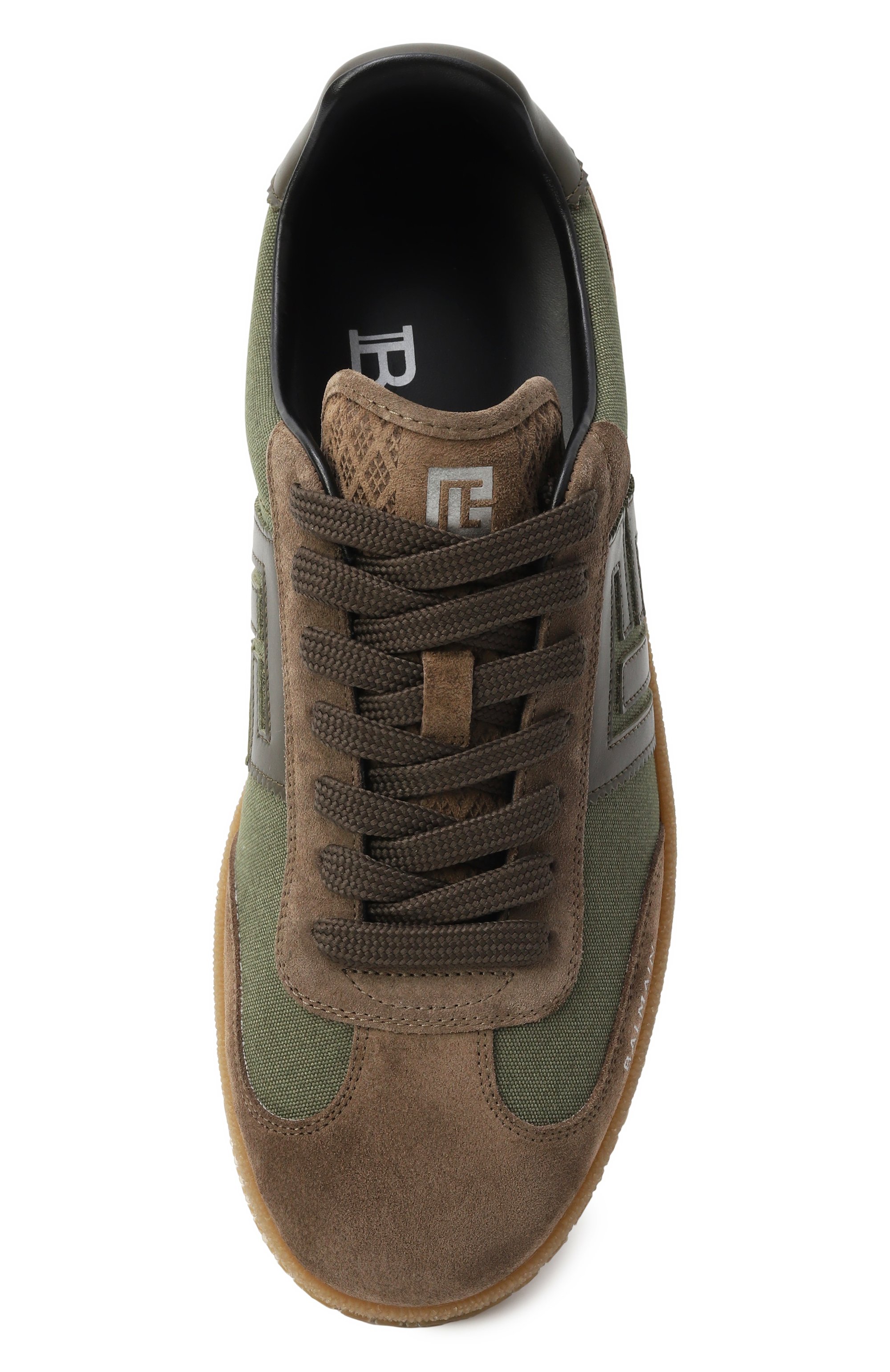 Комбинированные кеды balmain swan BALMAIN, арт. FM1VI360/TKCL, фото 6