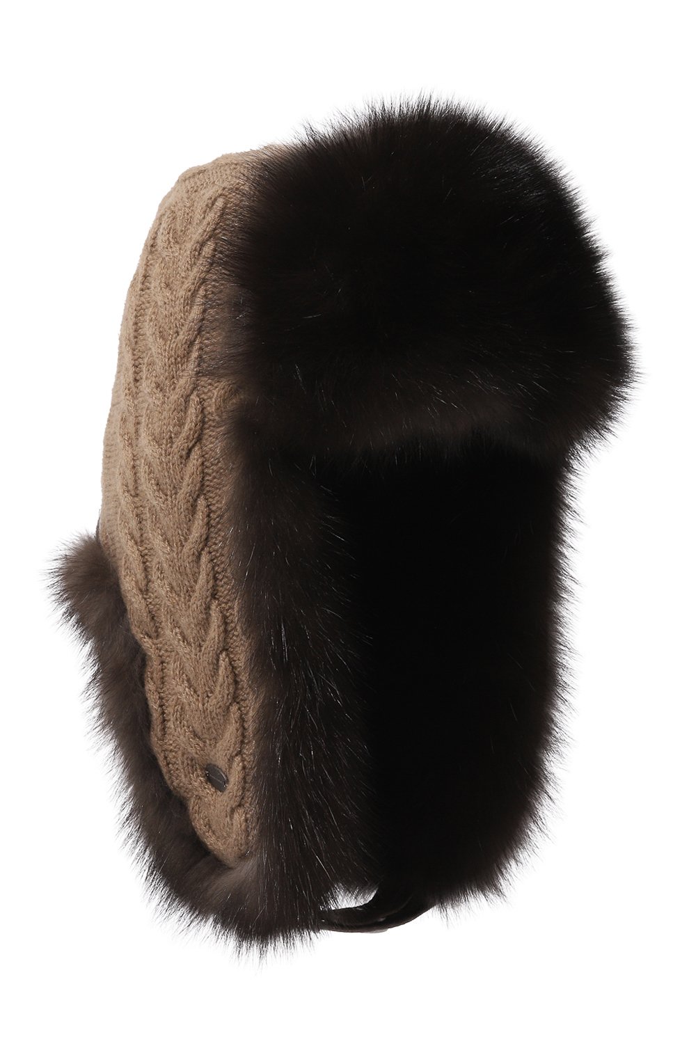 Шапка-ушанка из меха соболя BLACK SABLE, арт. BS-47CF1, фото 3