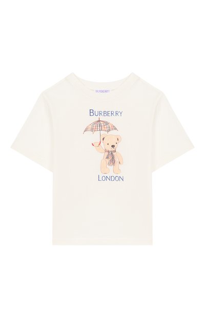 Хлопковая футболка BURBERRY, арт. 8127206