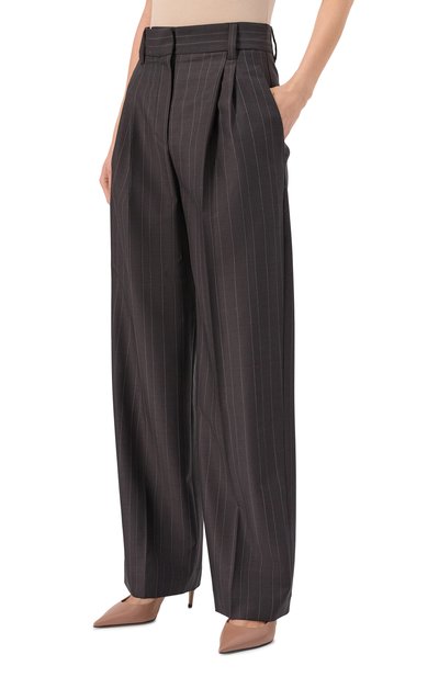 Шерстяные брюки BRUNELLO CUCINELLI, арт. MP146P8759, фото 3