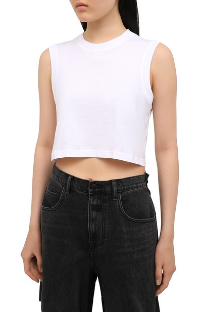 Хлопковый топ ALEXANDERWANG.T, арт. 4CC2201153, фото 3