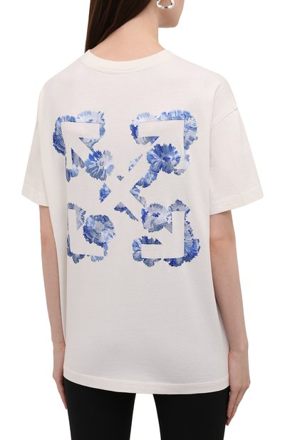 Хлопковая футболка OFF-WHITE, арт. 0WAA089F21JER002, фото 4