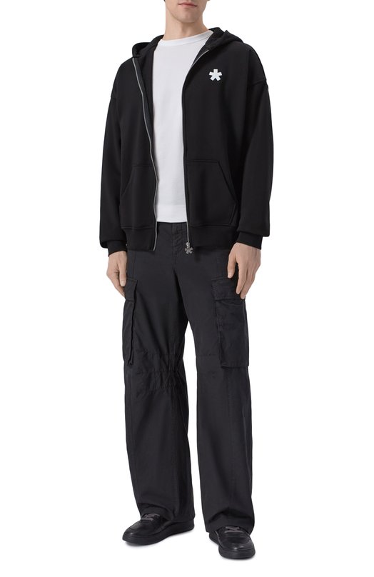 Хлопковая толстовка Comme des Fuckdown CFABM01900 Чёрный  CFABM01900 Фото 2